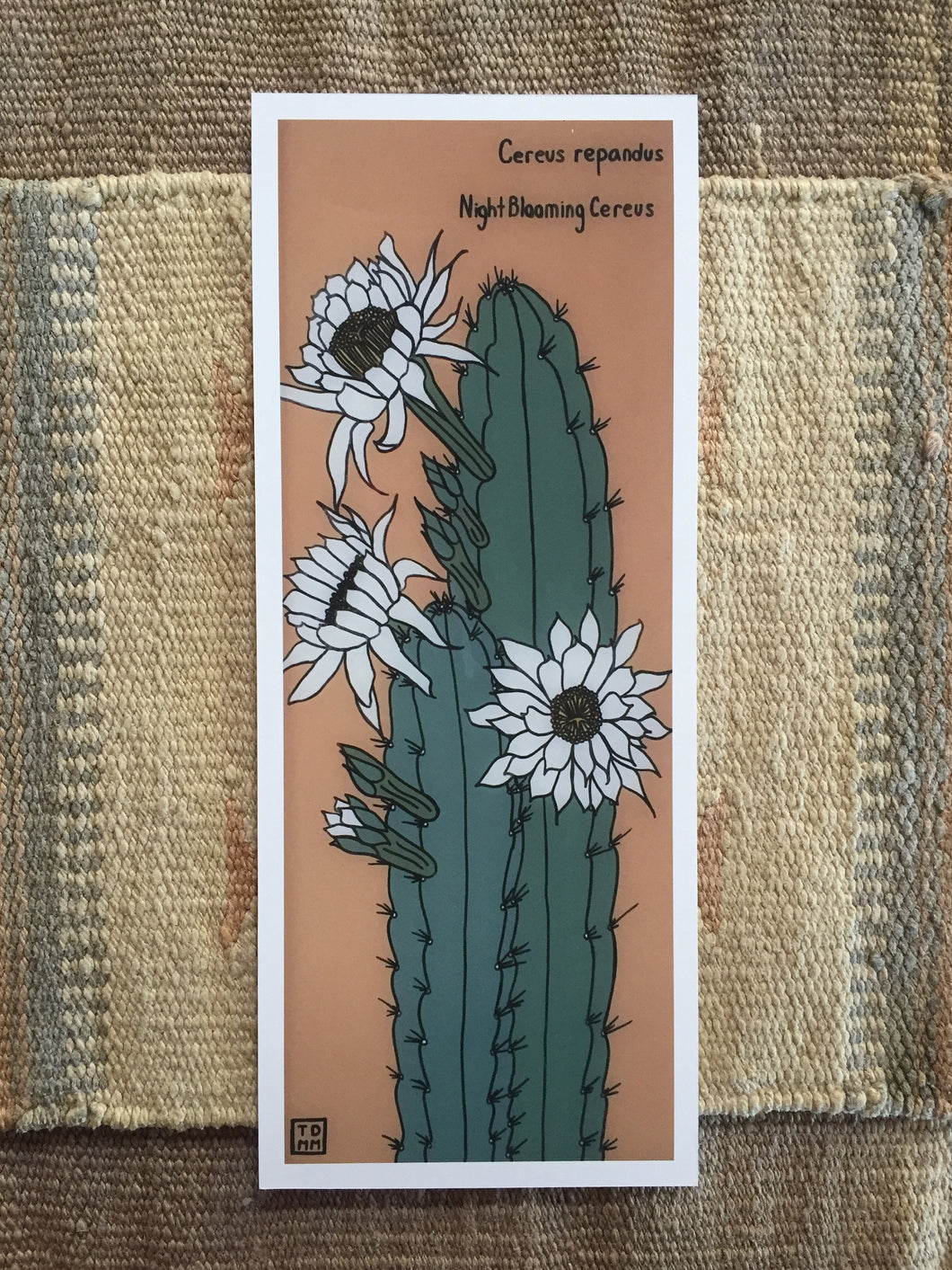 Small Cereus Cactus Print